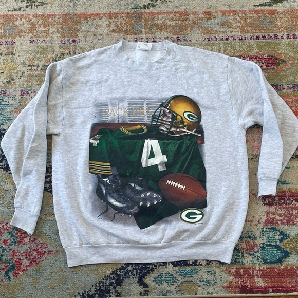 Vintage Green Bay Packers NFL Football 1990s Sports Crewneck Sweatshirt - Picture 2 of 6